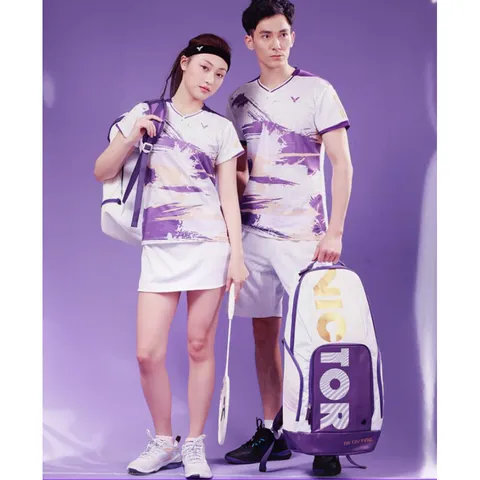 Balo Đựng Vợt Cầu Lông Victor BR3825TTY - Thiết Kế Ngăn Đựng Giày, Bảo Vệ Vợt Tối Ưu, Chất Liệu Cao Cấp, Thể Thao Thoải Mái