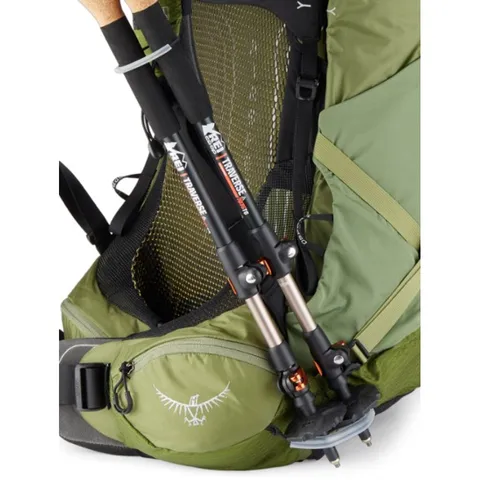 Balo Thể Thao Leo Núi Osprey Atmos AG 65L - Balo Dã Ngoại Chất Liệu Chịu Nước, Thiết Kế Tiện Dụng Cho Chuyến Đi Siêu Thoải Mái