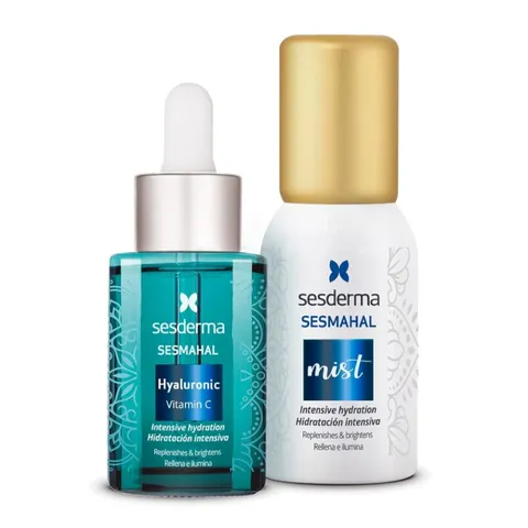 Bộ Dưỡng Ẩm Sáng Da Sesderma Sesmahal Hyaluronic Vitamin C - Serum Làm Sáng Da, Giảm Thâm Nám, Cấp Ẩm Chuyên Sâu 30ml