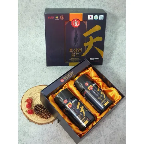 Cao Hắc Sâm Ginseng King Hàn Quốc - Cao Đen Premium Gold Tăng Cường Sức Khỏe và Tăng Cường Miễn Dịch - Hộp 250g