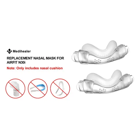 Đệm mặt nạ thở Resmed AirFit N30i - Mặt nạ CPAP nhỏ gọn với thiết kế thoải mái và van QuietAir cho giấc ngủ ngon hơn