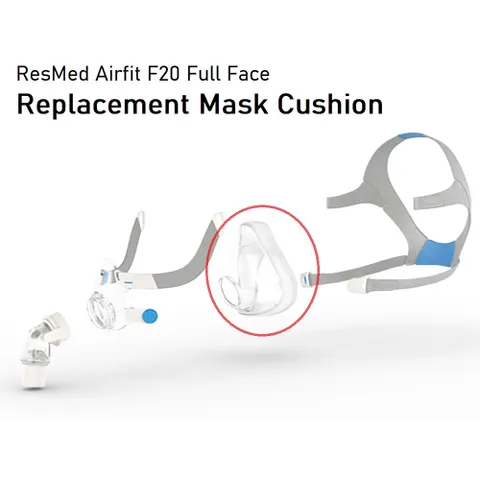 Đệm Thay Thế Mặt Nạ Thở ResMed Airfit F20 - Phụ Kiện Hỗ Trợ Máy Thở CPAP/BPAP Chất Lượng Cao, Thoải Mái, Chính Hãng