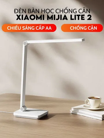 Đèn Bàn Học Chống Cận Xiaomi Mijia Lite 2 2024 - Đèn Led Thông Minh, Chống Ánh Sáng Xanh, 3 Mức Độ Sáng, Bảo Vệ Mắt