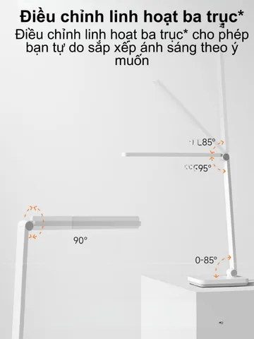 Đèn Bàn Học Chống Cận Xiaomi Mijia Lite 2 2024 - Đèn Led Thông Minh, Chống Ánh Sáng Xanh, 3 Mức Độ Sáng, Bảo Vệ Mắt