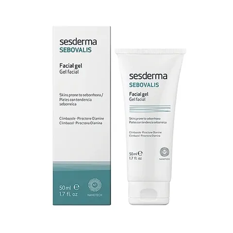 Gel điều tiết bã nhờn Sebovalis Facial Gel 50ml - Chăm sóc da dầu mụn, giảm viêm, ngăn ngừa mụn hiệu quả từ Sesderma