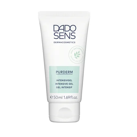 Gel Dưỡng Da Dầu Mụn Dado Sens Intensive Purderm 50ml - Chăm Sóc Da Nhớn Mụn, Giảm Bóng Dầu, Cung Cấp Độ Ẩm Mát Lành