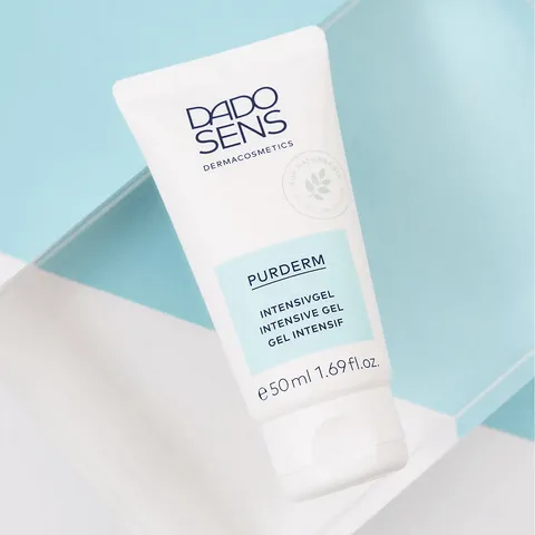 Gel Dưỡng Da Dầu Mụn Dado Sens Intensive Purderm 50ml - Chăm Sóc Da Nhớn Mụn, Giảm Bóng Dầu, Cung Cấp Độ Ẩm Mát Lành