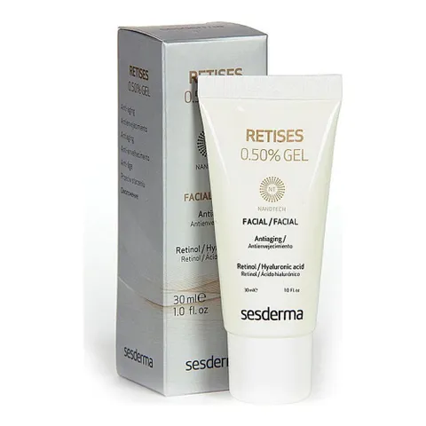 Gel Dưỡng Da Dầu Mụn Retises 0.50% Gel Facia - Chống Lão Hóa, Làm Sáng Da, Hỗ Trợ Điều Trị Mụn Trứng Cá, Thương Hiệu Sesderma