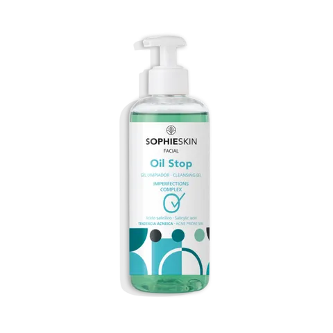 Gel rửa mặt Sophieskin Oil Stop Cleansing 250ml - Sản phẩm làm sạch cho da dầu mụn, kiểm soát dầu thừa, ngừa mụn hiệu quả