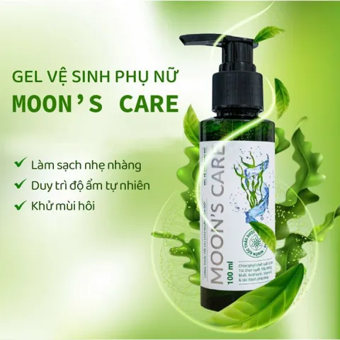 Gel Vệ Sinh Phụ Nữ Moon's Care 100ml - Chăm Sóc Sức Khỏe Phái Đẹp, Làm Sạch Dịu Nhẹ, Duy Trì Độ pH Cân Bằng, Cảm Giác Tươi Mát