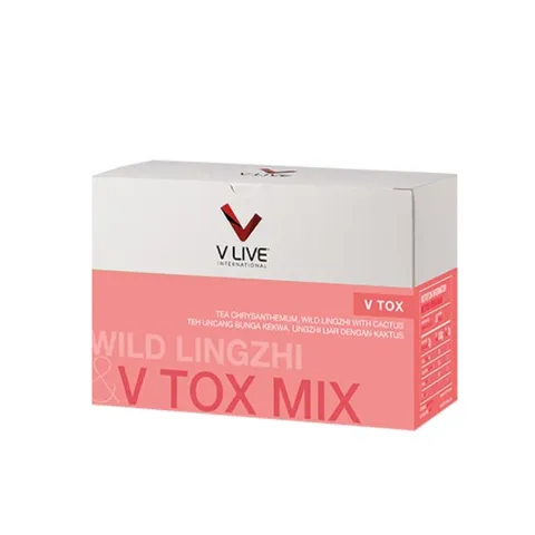 Gói Uống Hỗ Trợ Thải Độc VLive V Tox - Thực Phẩm Chức Năng Giúp Thanh Nhiệt, Cải Thiện Tiêu Hóa, Tăng Cường Sức Đề Kháng