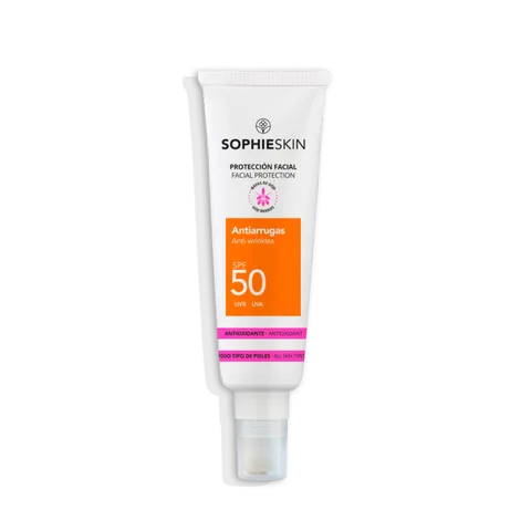Kem Chống Nắng Sophieskin Anti-wrinkle SPF50 - Bảo Vệ Da Khỏi UVA UVB, Chống Lão Hóa, Dưỡng Ẩm, Dễ Thấm, 50ml