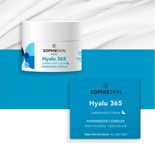 Kem Dưỡng Ẩm Ban Đêm Sophieskin Hyalu 365 Summer Night Cream - Cấp ẩm Chuyên Sâu, Dành Cho Da Dầu và Hỗn Hợp, Thiết Kế Đặc Biệt Mùa Hè