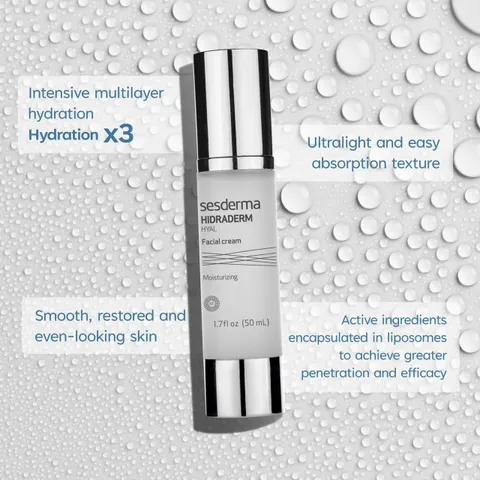 Kem Dưỡng Ẩm Sâu Hidraderm Hyal Facial Cream - Chống Lão Hóa, Cấp Nước Đa Tầng Cho Da Mềm Mại, Hỗ Trợ Cải Thiện Độ Đàn Hồi Da