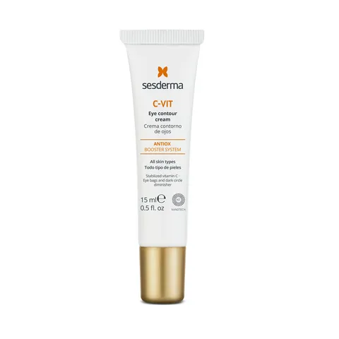 Kem mắt Sesderma C-Vit Eye Contour Cream - Giảm quầng thâm, làm sáng, cấp ẩm cho vùng mắt, giảm nhăn, bọng mắt tươi trẻ 15ml