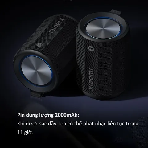 Loa Bluetooth Mini Xiaomi ASM01A IP67 Chống Nước - Âm Thanh 360 Độ, LED RGB, Pin 2000mAh Phát Nhạc 11 Giờ, Thiết Kế Gọn Nhẹ Dùng Ngoài Trời
