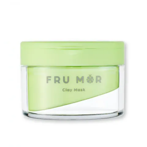 Mặt Nạ Đất Sét Fru Mor - Hỗ Trợ Giảm Nhờn, Mụn Đầu Đen Chiết Xuất Từ Thiên Nhiên Dưa Gang, Rau Má, Dành Cho Da Dầu, Mụn