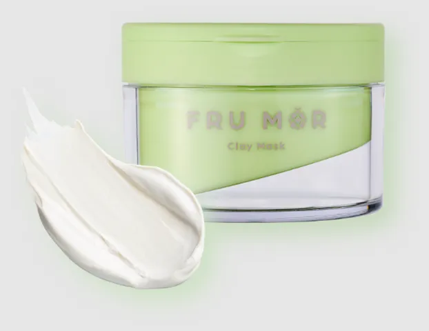 Mặt Nạ Đất Sét Fru Mor - Hỗ Trợ Giảm Nhờn, Mụn Đầu Đen Chiết Xuất Từ Thiên Nhiên Dưa Gang, Rau Má, Dành Cho Da Dầu, Mụn