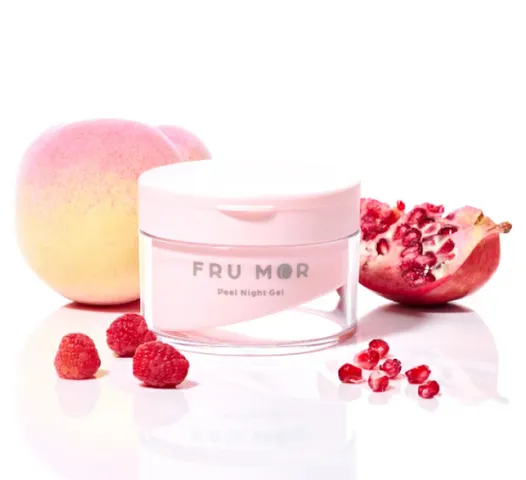 Mặt Nạ Gel Lột Ban Đêm Fru Mor Peel - Dưỡng Ẩm Da Tươi Sáng Với Chiết Xuất Đào & Lựu, Mặt Nạ Ngủ Thoải Mái
