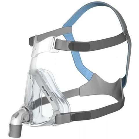 Mặt Nạ Thở Bilevel BiPAP CPAP ResMed Quattro Air - Hỗ Trợ Oxy Cho Người Hô Hấp Yếu, Thiết Kế Siêu Nhẹ, Tiện Lợi