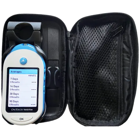 Máy Đo Đường Huyết OneTouch VerioVue - Nhanh Chóng, Chính Xác, Màn Hình LCD, Nút Đẩy Que Thử, Dùng Bluetooth, Lưu 500 Kết Quả