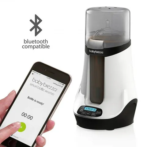 Máy Hâm Sữa Thông Minh Baby Brezza BRZ10020 - Kết Nối Bluetooth, 2 Chế Độ Hâm Nóng An Toàn cho Bé, Tiện Lợi và Hiện Đại