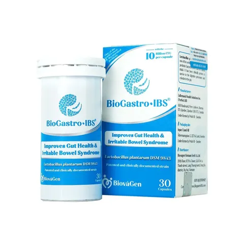 Men vi sinh BioGastro IBS - Hỗ trợ bổ sung lợi khuẩn cho người lớn và trẻ em trên 6 tuổi, cải thiện sức khỏe tiêu hóa tự nhiên