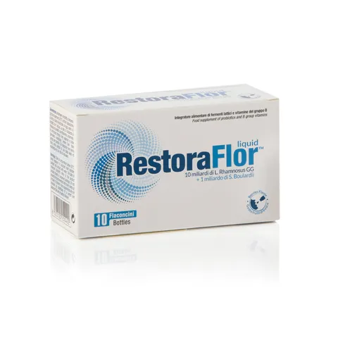Men vi sinh RestoraFlor™ Liquid - Hỗ trợ bổ sung lợi khuẩn, cải thiện hệ tiêu hóa và sức khỏe tổng thể cho người trưởng thành