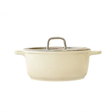 Nồi phủ gốm chống dính cao cấp Haatz Hàn Quốc - Chất liệu bền bỉ, dễ vệ sinh, phù hợp mọi loại bếp, nhiều kích thước 20, 24, 28cm