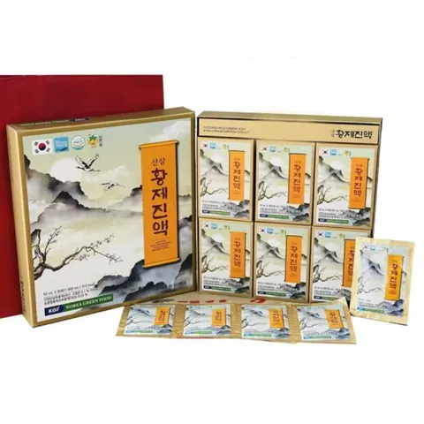 Nước chiết xuất hồng sâm núi đông trùng hoàng đế KGF - Thức uống bổ dưỡng tăng cường sức khỏe, hỗ trợ miễn dịch và tinh thần, 30 gói x 50ml