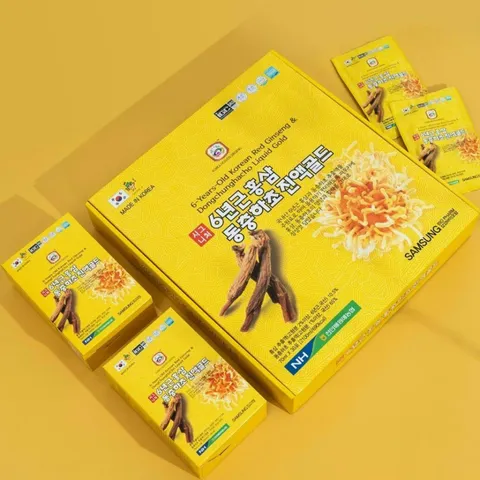 Nước sâm đông trùng hạ thảo Samsung Red Ginseng & Dongchunghacho Liquid Gold - Hỗ trợ tăng cường sức khỏe, phục hồi thể lực