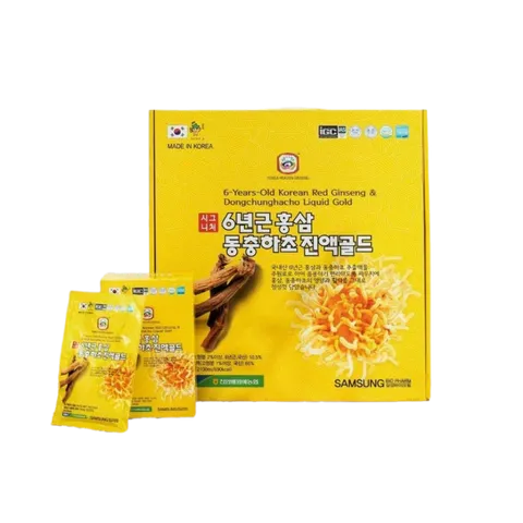 Nước sâm đông trùng hạ thảo Samsung Red Ginseng & Dongchunghacho Liquid Gold - Hỗ trợ tăng cường sức khỏe, phục hồi thể lực