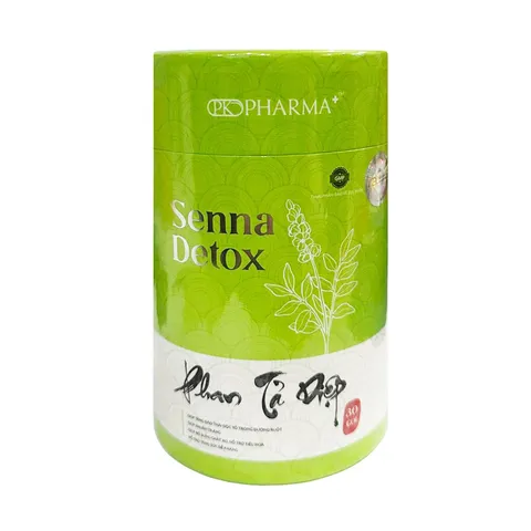 Phan Tả Diệp Senna Detox PK Pharma - Hỗ Trợ Tiêu Hóa, Nhuận Tràng, Thải Độc, Vị Cơm Nếp Ngon, Hộp 30 Gói