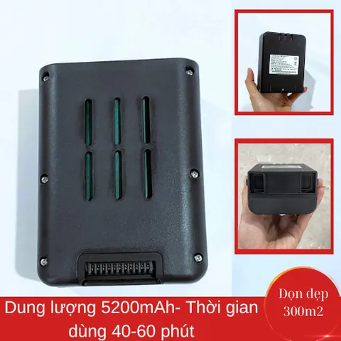 Phụ kiện Thay thế Máy Hút Bụi Không Dây Akono S5 Pro - Pin 5200mAh và Con Lăn Microfiber Cao Cấp giúp Tăng Tuổi Thọ Sản Phẩm