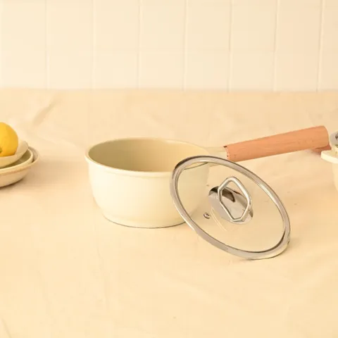 Quánh Phủ Gốm Chống Dính Haatz 1.7 Lít - Dùng Cho Mọi Loại Bếp, Nấu Ăn Ngon, Dễ Dàng Vệ Sinh