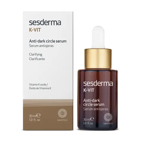 Serum Sesderma K-VIT Sáng Da Giảm Quầng Thâm Mắt - Chống Lão Hóa, Phục Hồi Da Nhờ Vitamin K và E, Lọ 30ml