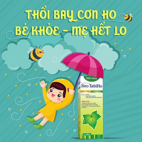 Siro ho TabiHo Dược Vương 100ml - Hỗ trợ giảm ho và rát họng cho người lớn, trẻ em - Thành phần thiên nhiên an toàn