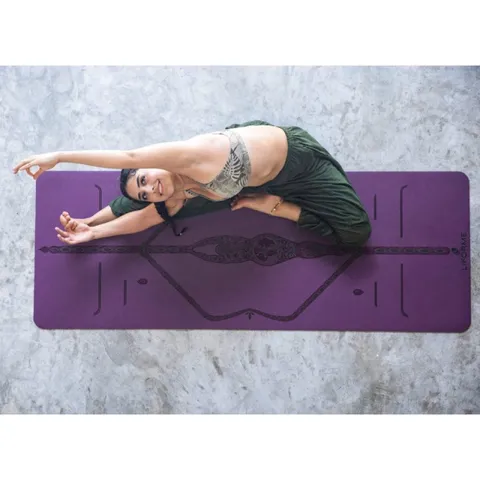 Thảm Tập Yoga Liforme Cao Cấp Chống Trượt PU - Dày Dặn 4.2mm, Chất Liệu Thân Thiện Môi Trường, Định Tuyến Tư Thế Chính Xác