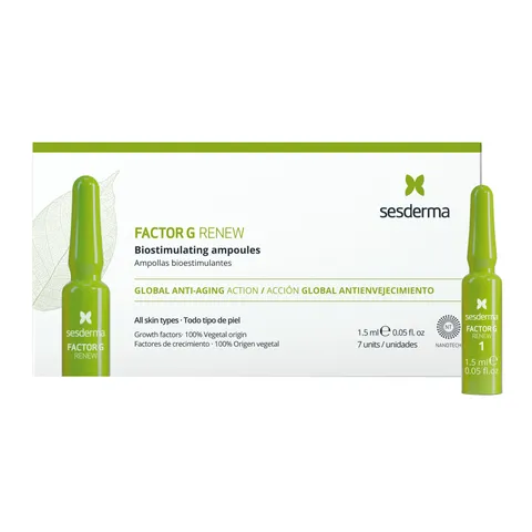 Tinh Chất Tái Tạo Da Sesderma Factor G Renew Biostimulating Ampoules - Dưỡng Ẩm, Ngăn Ngừa Nếp Nhăn, Thúc Đẩy Tăng Sinh Collagen