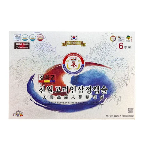 Viên đạm Thiên Sâm Kyoung Bok Gung Hàn Quốc - Bổ Sung Dưỡng Chất, Tăng Cường Sức Khỏe, Hỗ Trợ Miễn Dịch, 120 Viên