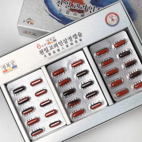 Viên đạm Thiên Sâm Kyoung Bok Gung Hàn Quốc - Bổ Sung Dưỡng Chất, Tăng Cường Sức Khỏe, Hỗ Trợ Miễn Dịch, 120 Viên