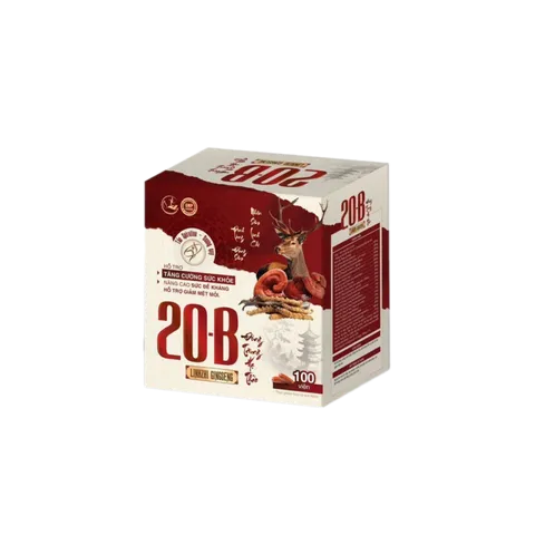 Viên uống Linhzhi Ginseng 20B Vinaphar - Hỗ trợ tăng cường sức khỏe, nâng cao sức đề kháng, giảm mệt mỏi, chiết xuất thiên nhiên