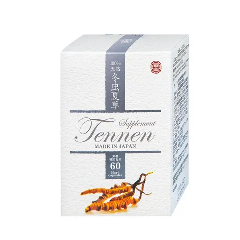 Viên uống đông trùng hạ thảo Tennen Nhật Bản - Bổ sung dưỡng chất, tăng cường sức khỏe và hệ miễn dịch cho người lớn 60 viên