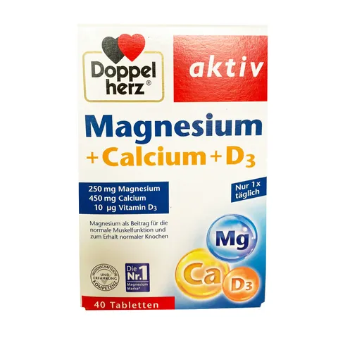 Viên uống Doppelherz Aktiv Magnesium Calcium D3