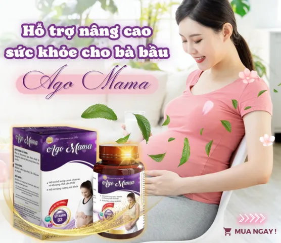 Viên Uống Bổ Sung Dinh Dưỡng Cho Bà Bầu Ago Mama - Hỗ Trợ Sức Khỏe Thai Kỳ, Vitamin Và Khoáng Chất Thiết Yếu