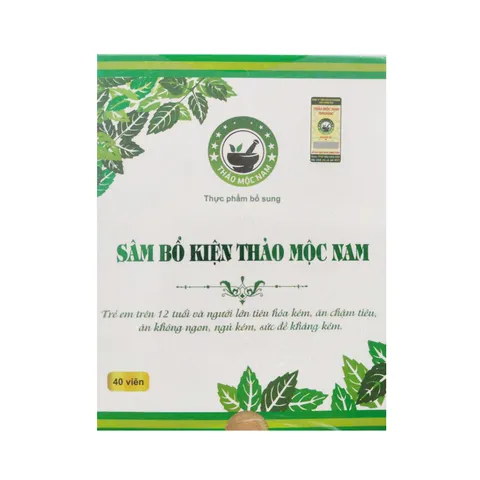 Viên Uống Hỗ Trợ Tăng Cân Thảo Mộc Nam - Sâm Bổ Kiện Dinh Dưỡng Từ Thiên Nhiên, Tăng Cảm Giác Thèm Ăn, Hỗ Trợ Tiêu Hóa 40 Viên
