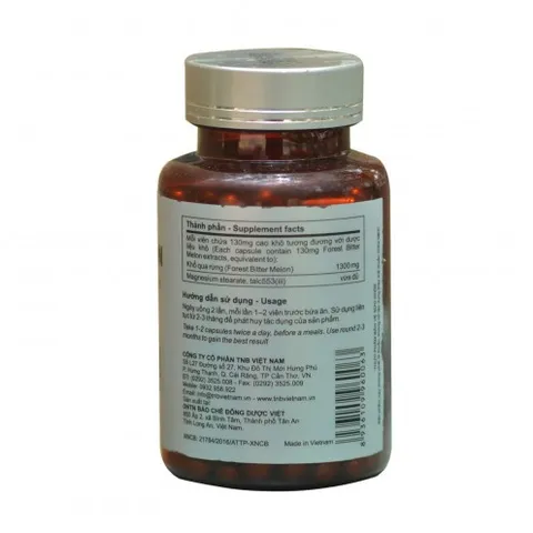 Viên uống khổ qua rừng Mudaru - Hỗ trợ tiểu đường và ổn định đường huyết - 90 viên chiết xuất tự nhiên, thanh lọc sức khỏe