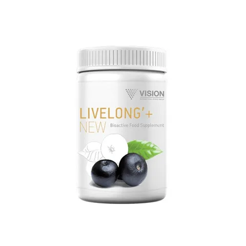 Viên uống Livelong+ Vision Trẻ Hóa Toàn Diện 60 Viên - Hỗ Trợ Chống Oxy Hóa, Làm Mờ Nếp Nhăn, Giúp Da Mềm Mịn და Đều Màu