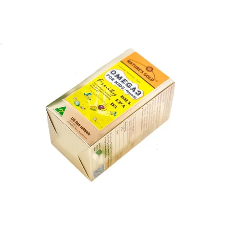 Viên uống Omega 3 cho trẻ em + Vitamin D3 Nature’s Gold - Hỗ trợ phát triển trí não, tăng chiều cao từ 1 tuổi.
