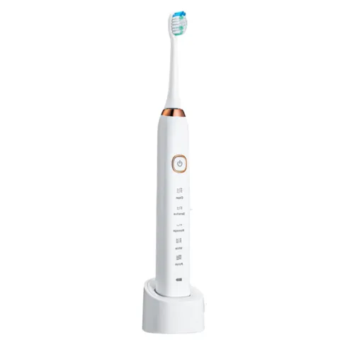 Bàn Chải Điện Sarmocare S100 Plus - 5 Chế Độ Làm Sạch, Đầu Chải Nhỏ Mềm, Hiệu Quả Sạch Răng Miệng Trong 2 Phút Mỗi Ngày